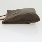 CELINE Macadam Canvas Tote Bag Brown  ar7192