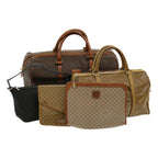 CELINE Macadam Canvas Boston Bag 5Set Brown  ar7260