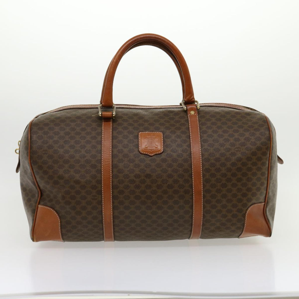 CELINE Macadam Canvas Boston Bag 5Set Brown  ar7260