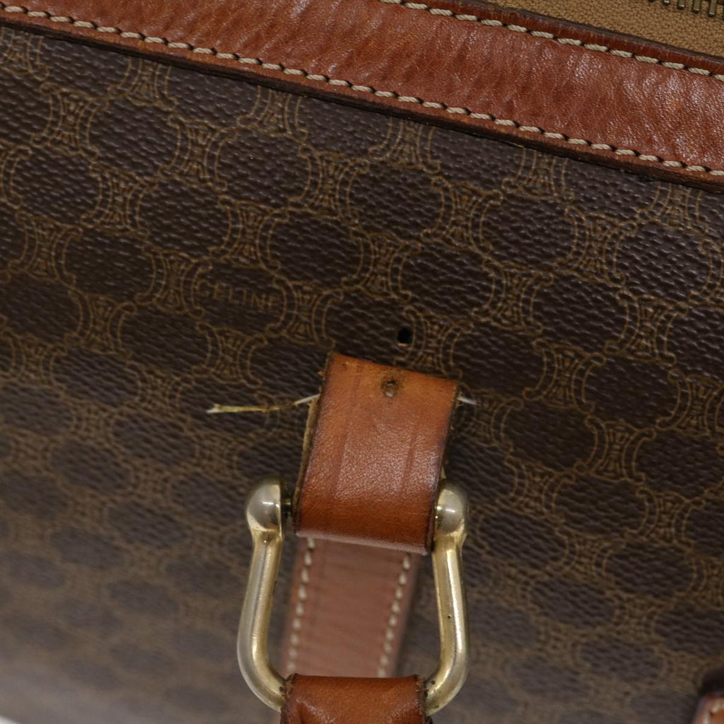 CELINE Macadam Canvas Boston Bag 5Set Brown  ar7260