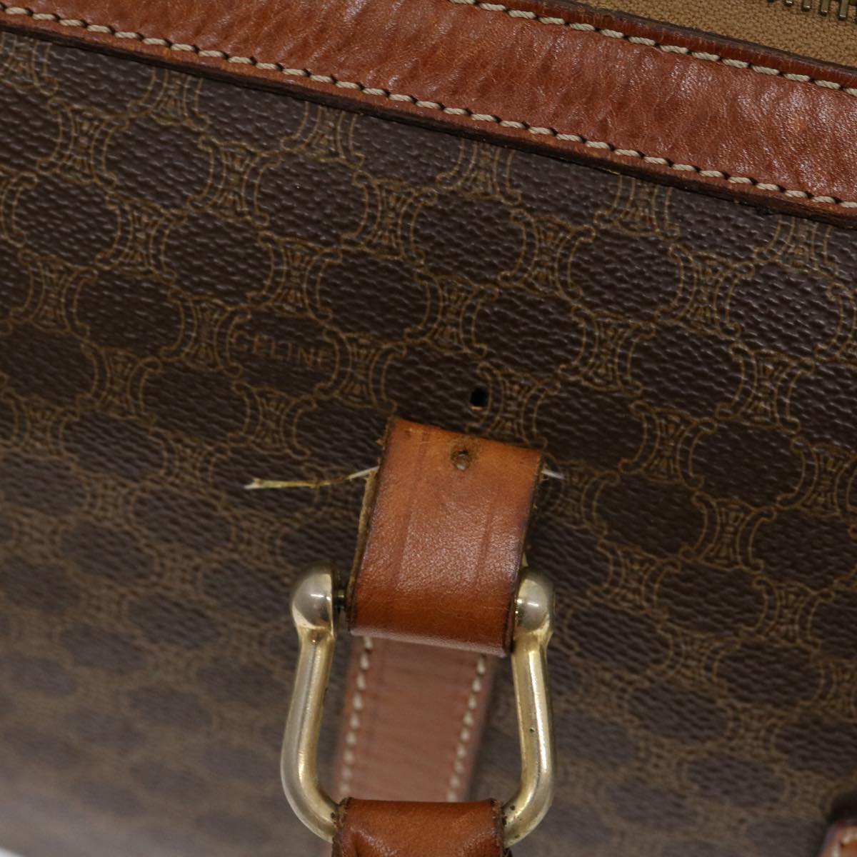 CELINE Macadam Canvas Boston Bag 5Set Brown  ar7260