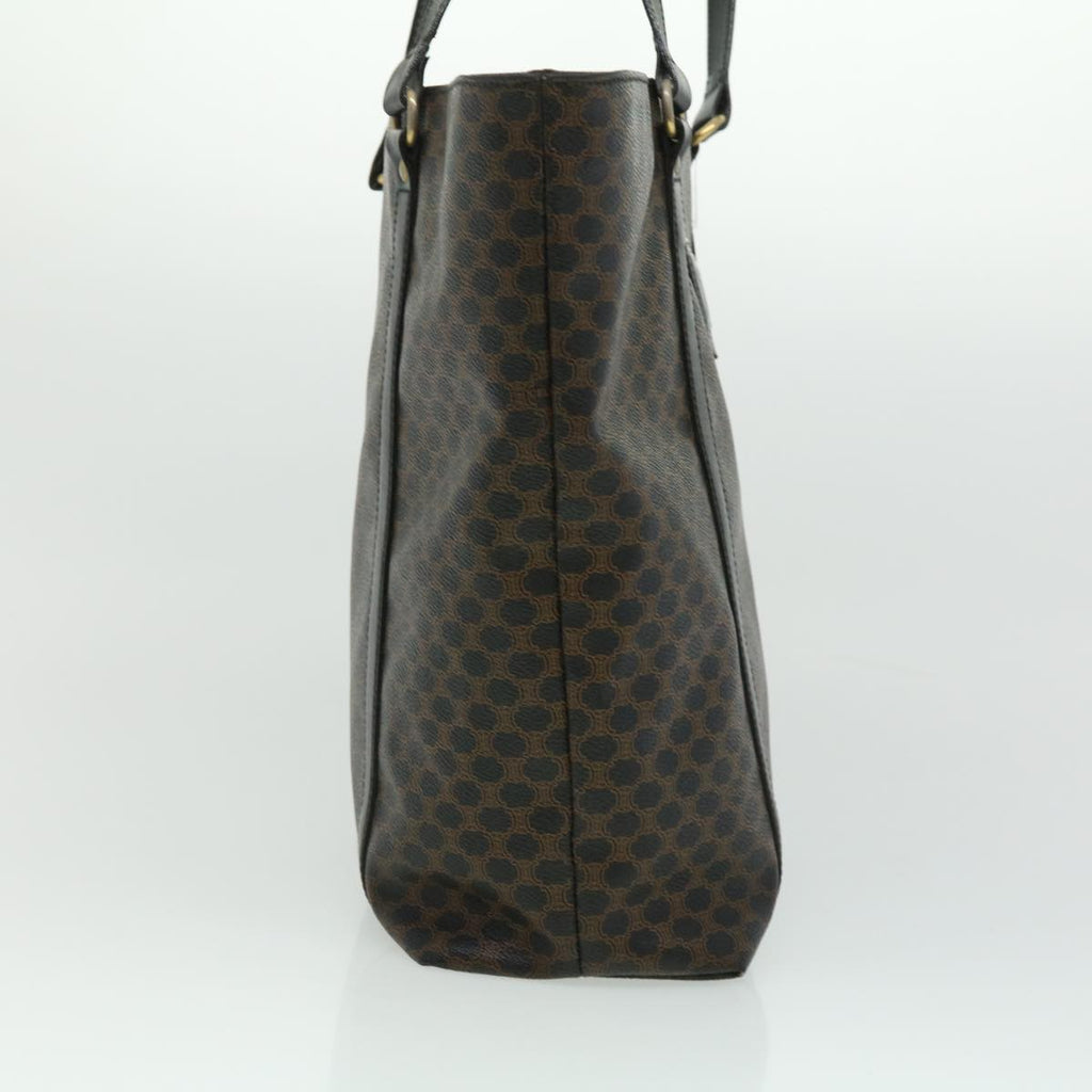 CELINE Macadam Canvas Tote Bag Black  ar7450