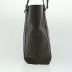 CELINE Macadam Canvas Tote Bag Black  ar7450