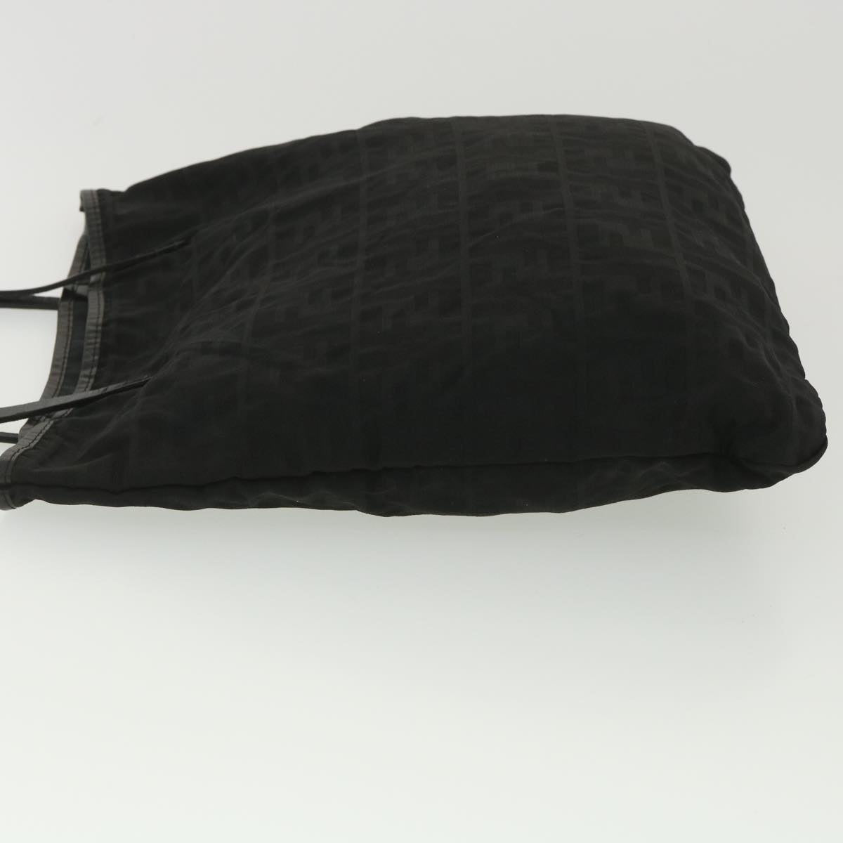 FENDI Zucca Canvas Tote Bag Black Brown  ar9031
