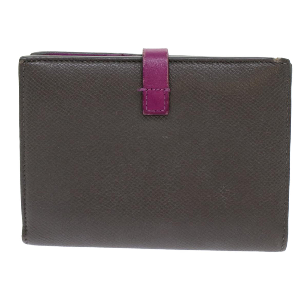 CELINE Wallet Leather Gray  ar9714B
