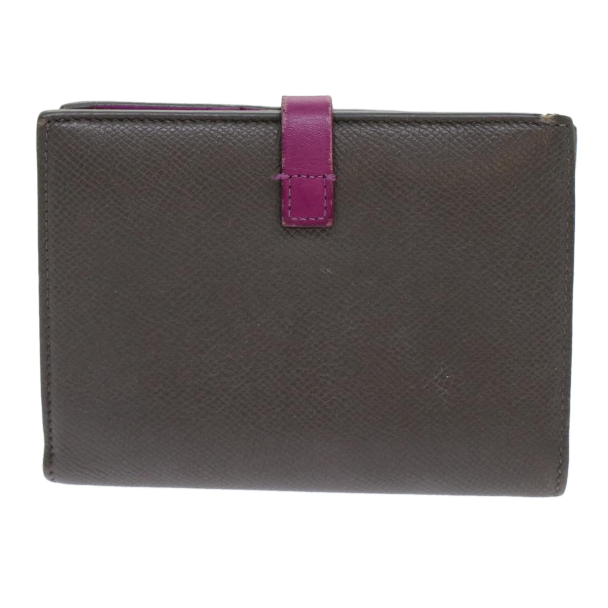 CELINE Wallet Leather Gray  ar9714B
