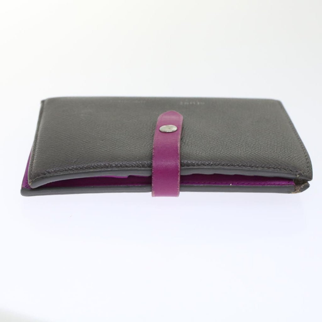 CELINE Wallet Leather Gray  ar9714B