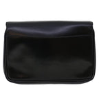 CELINE Shoulder Bag Leather Black  ar9833