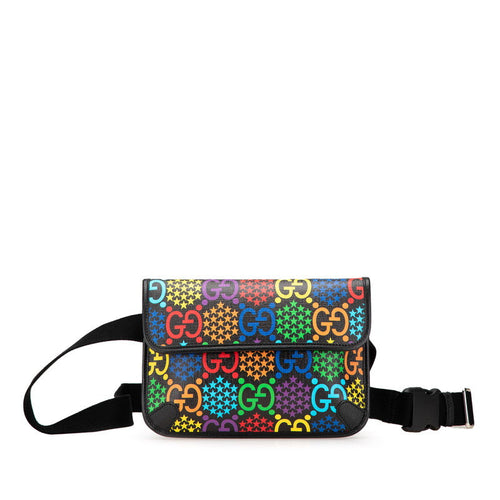 Gucci GG Supreme Psychedelic PVC Leather Waist Bag