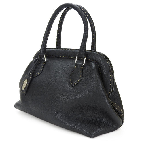Fendi Celeria Leather Doctor's Handbag 8BN127