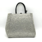 Fendi Felt 2Jours Large - Grey Totes, Handbags fe8822gg