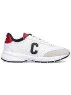 CELINE CR 02 Logo Low Top Sneakers White