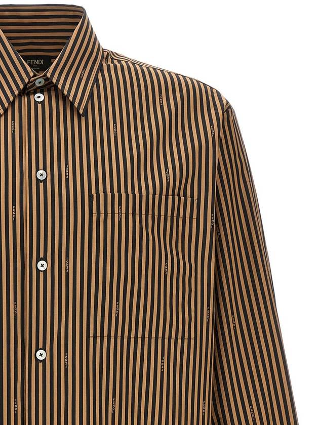 Fendi Long Sleeve Shirt FS1285ARXKF13IZ P24 TOBACCO BROWN