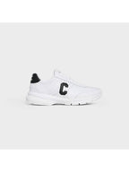 CELINE Runner CR02 Calfskin Lace-Up Low Top Sneakers White