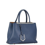 Fendi Puttur Juice Handbag 2WAY Blue Leather  Fendi