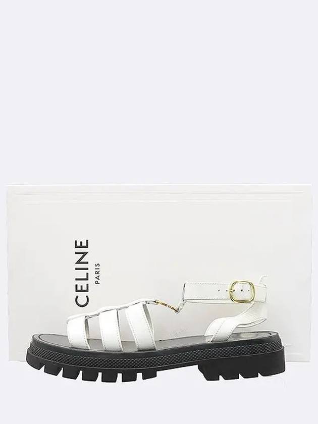 CELINE 343593617C Clea Triope Gladiator Chunky Sandals 40