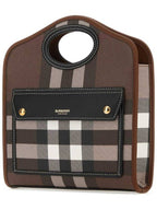 Burberry Mini Pocket Tote Bag Brown