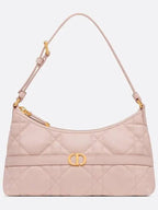 Miss Caro Mini Hobo Shoulder Bag Powder Pink Dior