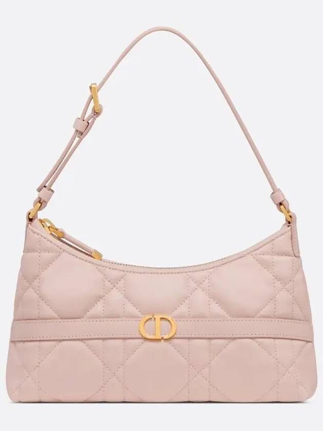 Miss Caro Mini Hobo Shoulder Bag Powder Pink Dior