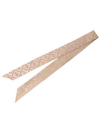 Fendi Wrappy Silk Scarf Pink