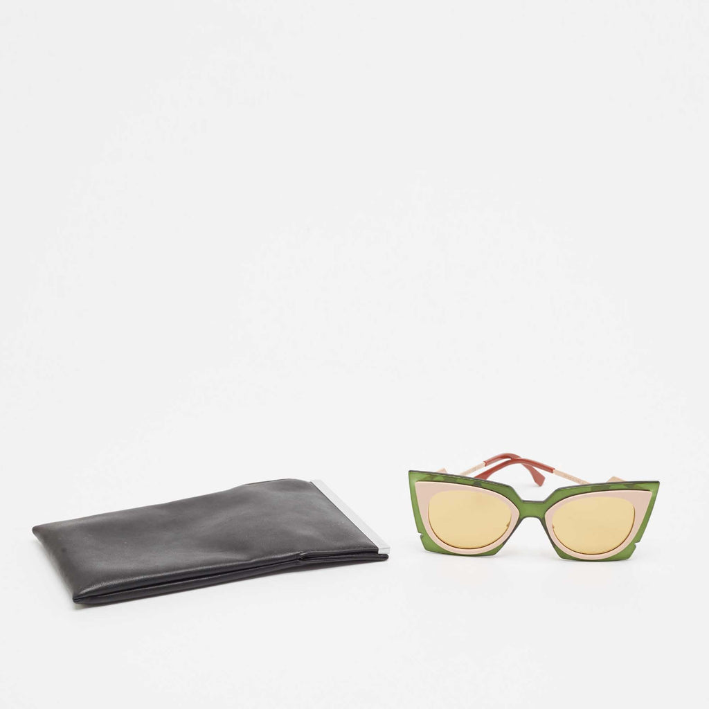 Fendi Multicolor Ff Ff0117/s Cat Eye Sunglasses