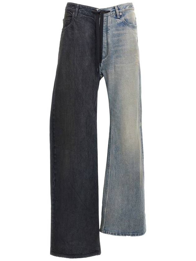 Balenciaga Fifty Fifty Jeans Black Blue