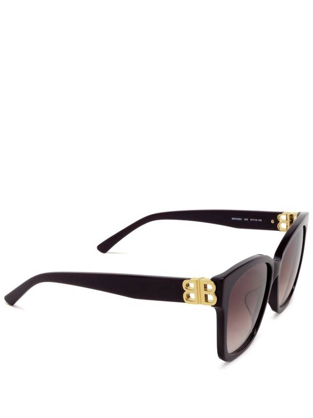 Balenciaga BB Temple Cat Eyes Sunglasses Purple