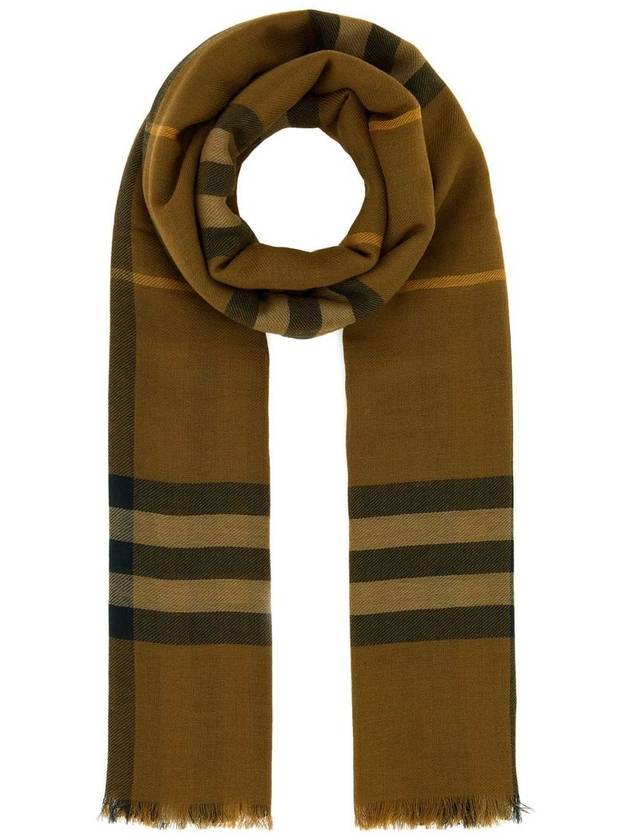 Burberry Check Lightweight Wool Scarf Nest