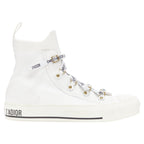 Christian Dior Walk'N'Dior sock knit logo lace high top sneakers