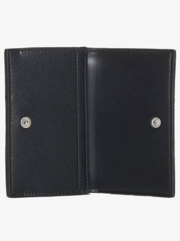 Bottega Veneta Cassette Business Card Wallet Black