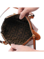 Fendi By The Way Small Leather Tote Bag Brown