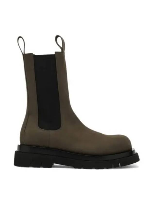 Bottega Veneta Lug Chelsea Boots Green