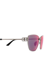 Balenciaga Sunglasses 00 538189128 BB0337SK 002 RUTHENIUM