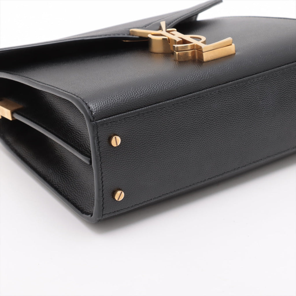Saint Laurent  Cassandra Leather 2WAY Bag Black 623930