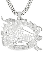 Burberry Burberry EKD Palladium Plated Crystal Necklace