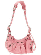 Balenciaga Le Cagole XS Lambskin Shoulder Bag Pink