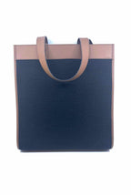 BURBERRY Black, Brown Leather Canvas Solid Handbag