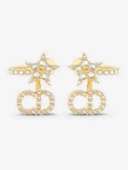 Clair D Lune Earrings Gold Dior