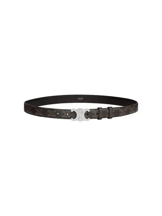CELINE Triomphe Canvas Belt Black