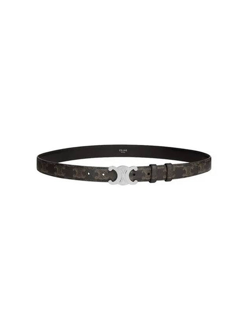 CELINE Triomphe Canvas Belt Black