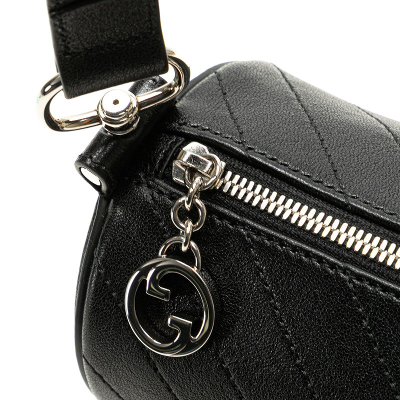 Gucci Blondie Interlocking G Leather Shoulder Bag