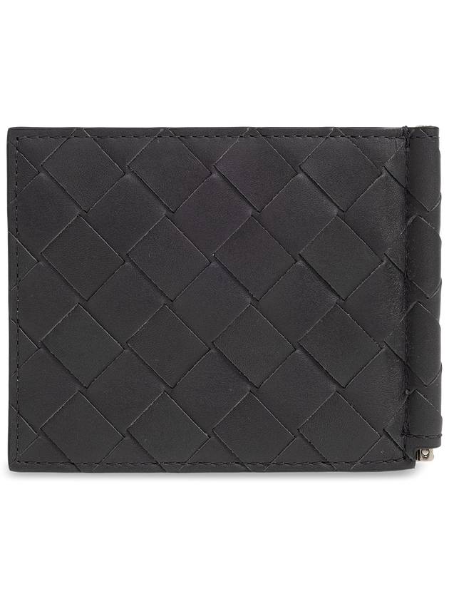 Bottega Veneta Bottega Veneta Leather Bifold Wallet, Men's, Grey
