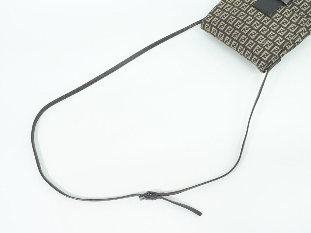 Fendi Zucchino  Canvas Shoulder Bag ()