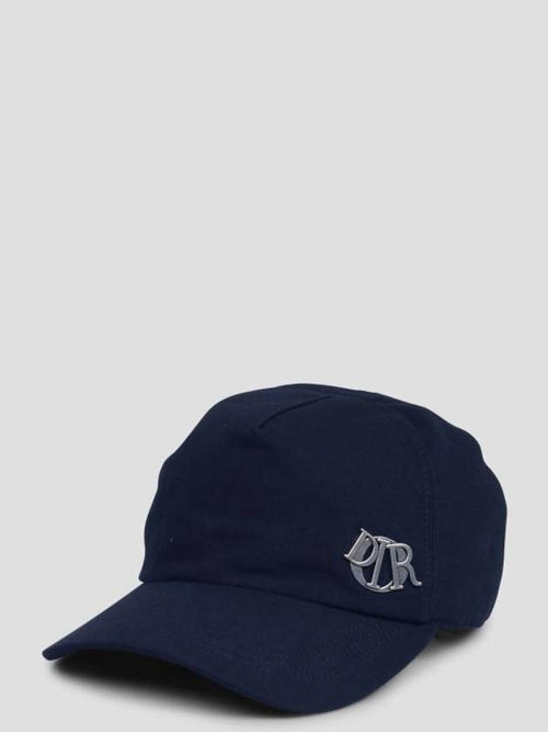 Logo Cotton Ball Cap Navy Dior