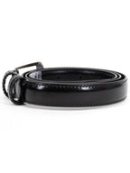CELINE BC-02 18mm Leather Belt Black