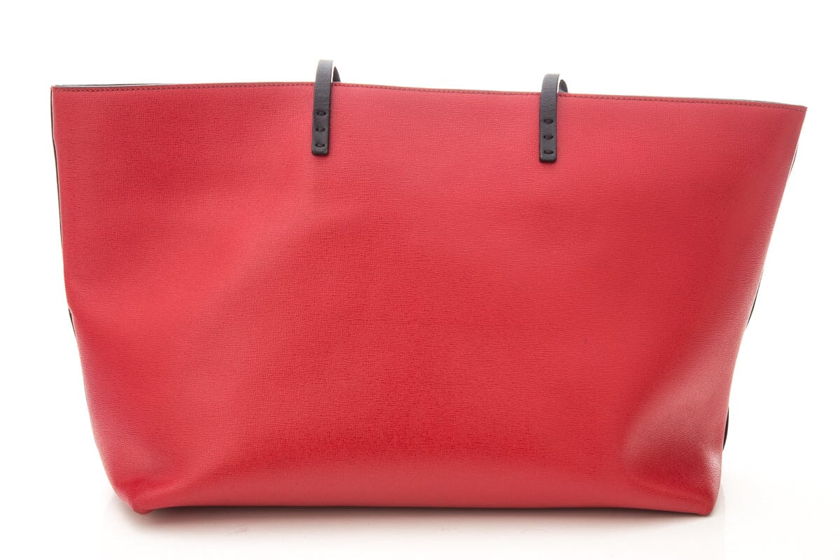 Fendi MONSTER ROLL Red Face Tote
