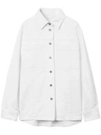 Burberry EKD logo embroidered denim shirt jacket 8073161