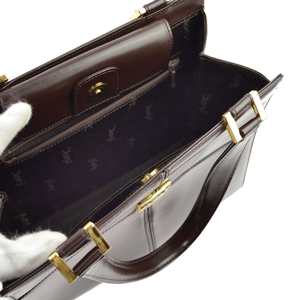 Saint Laurent Brown Tote Handbag