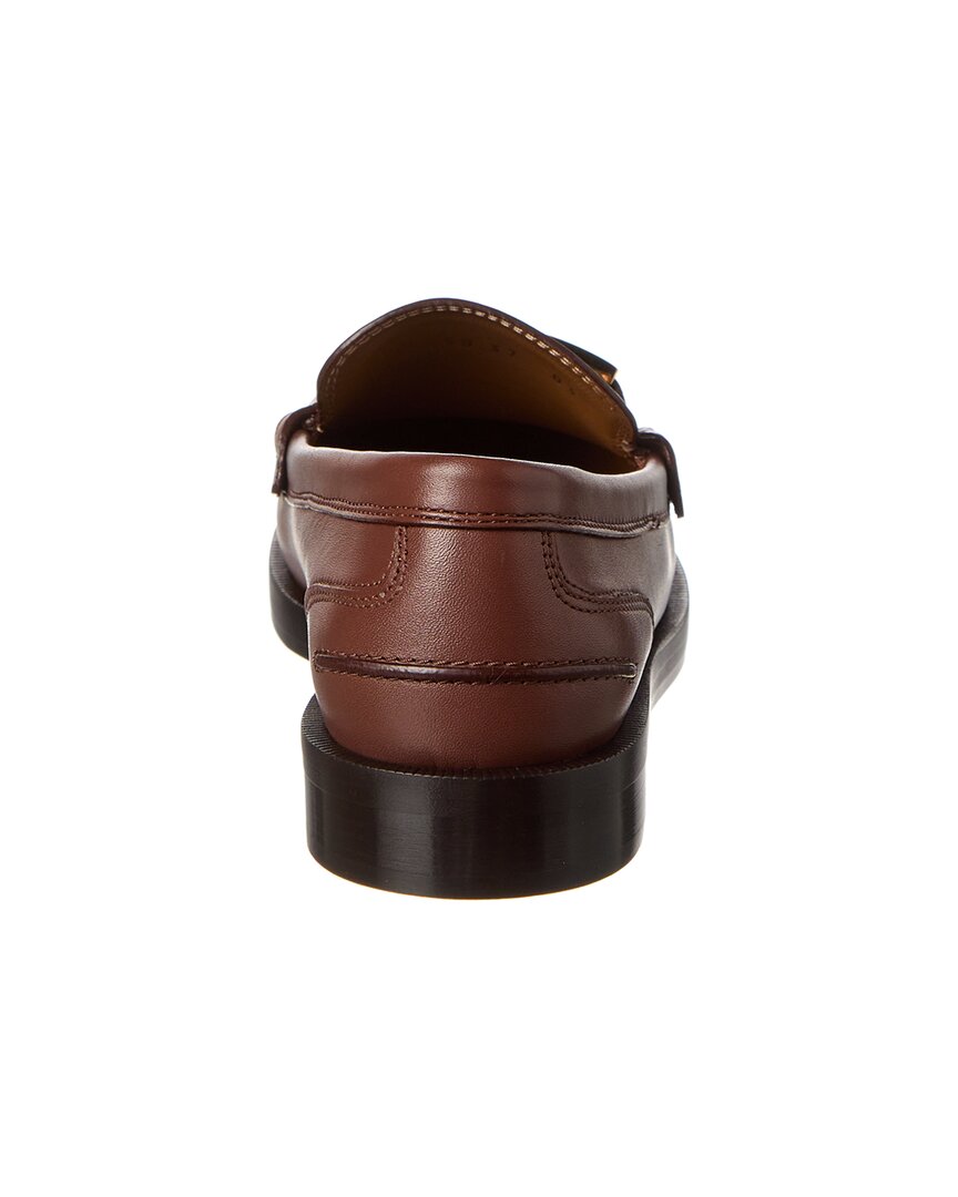 FENDI Baguette Leather Loafer