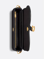 Saddle Chain Pouch Bag Black Dior